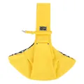 Comfortable yellow portable crossbody cat carrier sling bag with breathable fabric and pocket - With Phone Pocket / Yellow