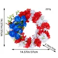 Dimensions and weight specifications of Patriotic Independence Day flower wreath - J2-32 Style / Red White Blue Hydrangea Wreath