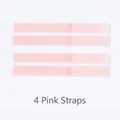 Lot de quatre sangles auxiliaires roses antidérapantes pour chaussettes de chien - M / Lot de 4 / Rose
