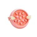 Ciotola anti-ingozzamento rosa con ali per cani e gatti, ciotola puzzle - 1 Pezzo / Rosa (Sacchetto OPP)