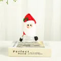 Adorable Santa Claus Christmas candy jar with transparent base for holiday gift display - Santa Claus (U1-7)