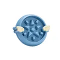Ciotola anti-ingozzamento blu a forma di ali per cani e gatti con design in silicone - 1 Pezzo / Blu (Busta OPP)