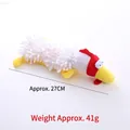 Jouet couineur pour chien en peluche mop motif poulet, environ 27 cm de long - Poulet Blanc