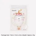 Elegant pet pearl necklace with a pink heart pendant in clear protective packaging - L / Red Heart Artificial Pearl Collar / 30cm+5cm Extension Chain / Red