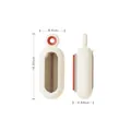 Portable pet hair remover tool showing dimensions 18.85cm by 8.6cm by 4.88cm - White