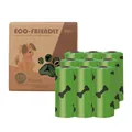 EPI degradable green dog poop bags set of 9 rolls with 135 bags lavender scented - 9 Rolls (Eco-friendly Printed Thickness 1.5 Silk Lavender Scented)