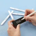 Professionelle weiße Acrylmarker für DIY-Haustiergeschirr-Aufnäher und Etiketten - S (11x3cm) / Spezialisierter Schreibstift / Weiß