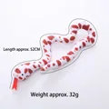 Plush catnip snake toy for cats with brown spots 52cm length and lightweight design - Length Approx 52cm / Brown Spotted Snake