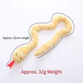 Yellow patterned plush snake cat toy with catnip, 52cm long variant - Length Approx 52cm / Yellow Pattern Snake
