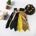 Adjustable gold and black pet wizard cape and hat set for Halloween. - One Size (M) / Color Block Cape Set (20230307lbpf)