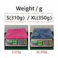 Digital scale showing the accurate weight of S and XL sizes of this summer dress - S / Dresses / Rose Red
