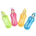 Gourdes de voyage portables pour chiens en quatre couleurs vives avec crochet inclus - Bouteille D'eau Portable