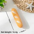 Jouet baguette en peluche à l'herbe à chat, 16 cm pour chats - Style Baguette