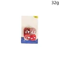 Set di 4 palline giocattolo rosse per gatti con campanelli e glitter luccicanti - Set di palline giocattolo / Imballaggio su cartoncino / Rosso