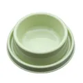 High-quality anti-ant plastic pet bowl for cats and dogs with non-slip base in light green - M / Green