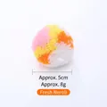 Colorful macaron plush ball cat toy featuring a 5cm diameter and orange blossom scent - Approx. 5cm / Fresh Orange Blossom