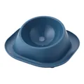 Gamelle bleue anti-fourmis pour chats et chiens avec design anti-débordement - Bol unique / 22.5*22.5*8.8 / Bleu