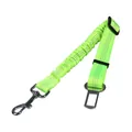 Ceinture de sécurité réfléchissante pour chien avec section élastique bungee - Style Élastique (2.5*45-74cm) / Vert Fluorescent