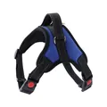 Professional blue no-pull dog harness featuring adjustable straps and safety locks - XS / Blue