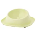 Bol ergonomique vert clair pour animaux de compagnie avec base anti-débordement large - Bol unique / 22.5*22.5*8.8 / Vert clair