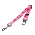 Ceinture de sécurité élastique rose réfléchissante pour chien avec cordon bungee - Style Élastique (2.5*45-74cm) / Camouflage Rose