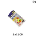 Set di palline di peluche colorate da 5cm per gatti domestici, pacchetto da 19g - Palla per gatti / Imballaggio su cartoncino / Multicolore