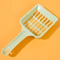 Light green cat litter scoop with hollow grid design for efficient sifting - 19.6*8.7*2.3cm / Light Green