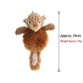 Squirrel plush squeaky dog toy, length 29cm and weight 78g for interactive play. - Squirrel / Approx. 29cm / Squirrel