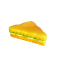 Simulation sandwich-shaped squeaky pet dog toy for puppy chewing and teething - Sandwich/Taco