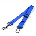 Ceinture de sécurité réglable en nylon bleu pour chien pour une sécurité optimale en voiture - Modèle Polypropylène / 2.5*60-70cm / Bleu foncé