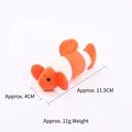 Ocean series plush clownfish catnip toy for cats, 11.5cm length, bite-resistant material - Clownfish