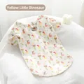 Summer thin breathable pet vest with cute yellow dinosaur pattern and leash ring - S / Tops / Yellow Dinosaur