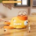 Automatic yellow whale-shaped pet treat dispenser puzzle toy for cats and dogs - Yellow Duck