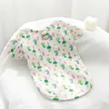 White ribbed pet vest with cute green dinosaur and pink ice cream pattern - S / Tops / Green Dinosaur