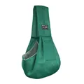 Bolso bandolera de malla transpirable para gatos y perros pequeños en verde bosque - Verde antiguo