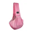 Bandolera de malla rosa transpirable para perros pequeños y gatos ideal para viajes - Rosa