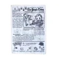 Interactive crinkle newspaper dog toy with squeaker for teething and boredom relief - Crinkle Newspaper (xj01)