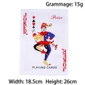 Juguete sonoro para perro carta de Joker con papel crujiente, mide 18,5 x 26 cm - Carta de Póker Crujiente (Joker Grande)