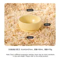 Bol en céramique pour hamster, gamelle stable pour petits animaux de couleur jaune. - Bol à Bouche Ronde (Jaune)