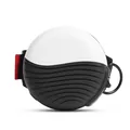 Correa retráctil de 3m para perro de muñeca con diseño circular en blanco y negro - Estilo de Muñeca (1201) / 3 Metros / Blanco