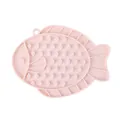Silikon-Leckmatte für Haustiere in Fischform für Katzen und Hunde, rosa Schleckmatte - Fischform (2302) / Rosa