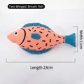 Juguete de peluche con hierba gatera, longitud 23 cm y anchura 11 cm - Brema / Estilo Cola Azul