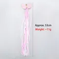 Pink wing cat wand replacement head with long streamers, 53cm interactive pet toy. - Pink Wings Tassel Replacement Head (CT206)