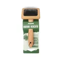 Professional wooden slicker brush for pet grooming, deshedding tool for dogs and cats - S / Varnish