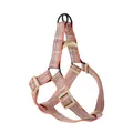 Adjustable orange and gray woven pet dog harness vest specifically for small dogs - Harness (EPT-5551) / 6mm Width (Suitable for 3-8 lbs) / Orange