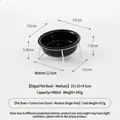 Gamelle moderne en céramique noire avec support en métal blanc pour nourriture et eau - Bol Moyen Avec Support Simple / Noir