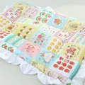 Haustiermatte im Landhausstil mit Rüschen und süßem Tier- und Blumen-Patchwork-Design - Größe 1 45x33cm (Unter 1kg) / Pastoral Bunt