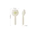 Peine beige con forma de oso para mascotas, medidas 18,85 cm x 8,6 cm - Verde Aguacate (Con Caja)