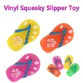 Farbenfrohes quietschendes Vinyl-Flip-Flop-Hundespielzeug für kleine Haustiere - Quietschender Hausschuh / Zufällige Farbe