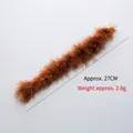 Brown fluffy cat wand replacement attachment, approx 27cm and 2.8g - Brown Fur Strip Replacement Head (CT206)